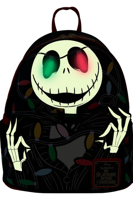 Loungefly | The Nightmare Before Christmas - Smiling Jack Light-up Mini Backpack