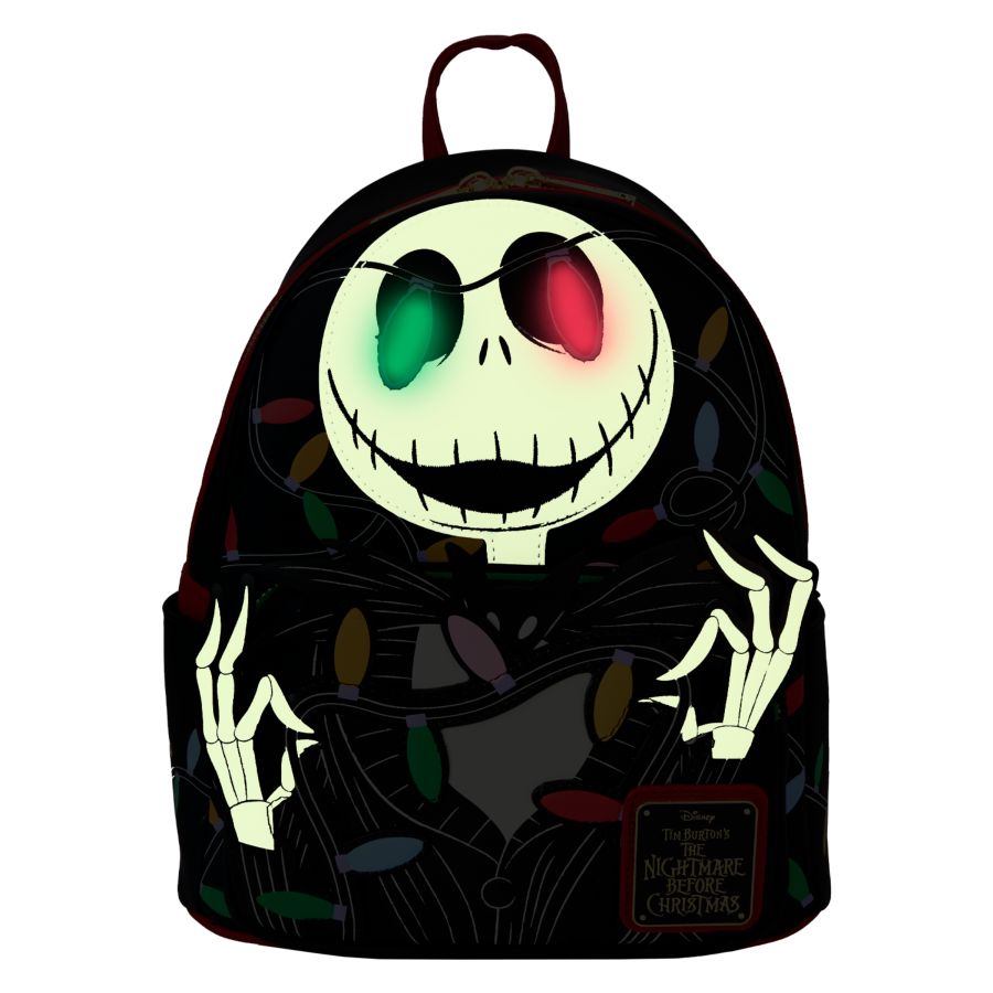 Loungefly | The Nightmare Before Christmas - Smiling Jack Light-up Mini Backpack