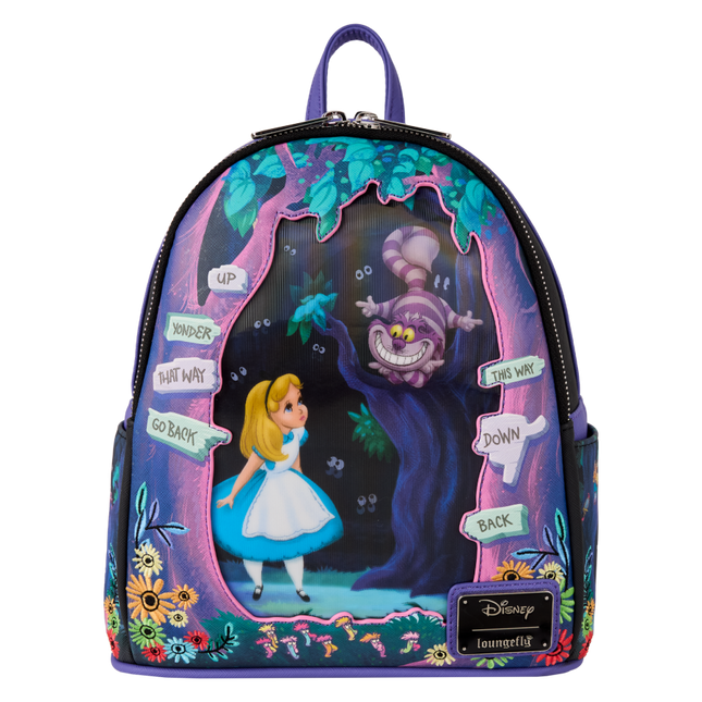 Loungefly | Alice in Wonderland - Alice & Cheshire Cat Mini Backpack