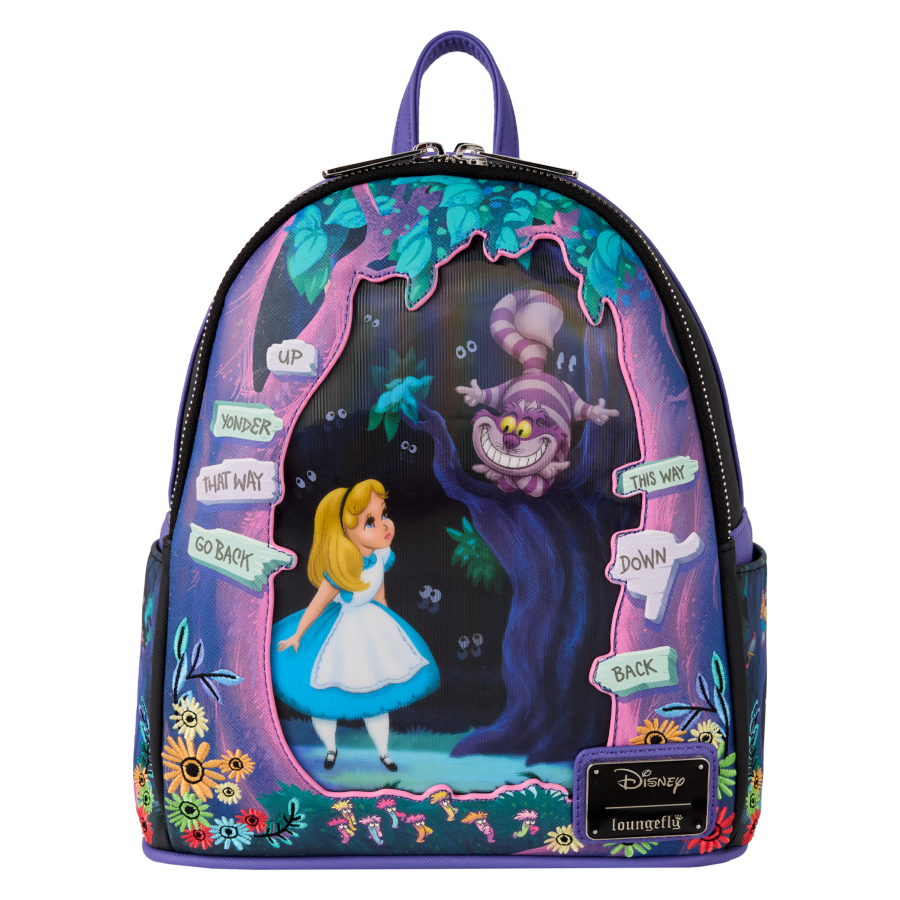 Loungefly | Alice in Wonderland - Alice & Cheshire Cat Mini Backpack