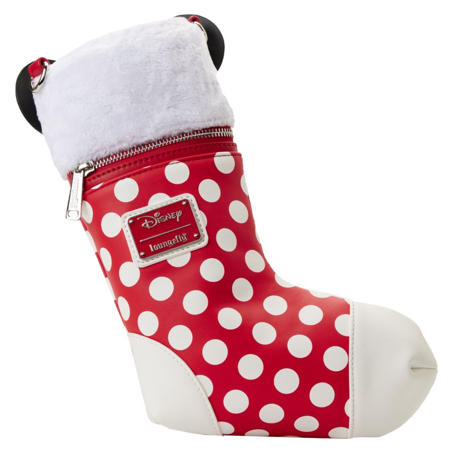Loungefly - Disney - Minnie Christmas Stocking Crossbody