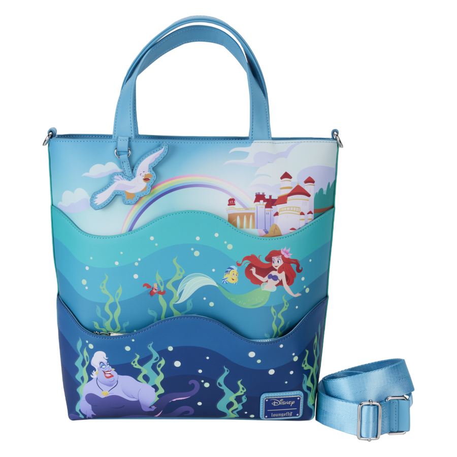 Loungefly - The Little Mermaid (1989) 35th Anniversary - Life Is The Bubbles Tote