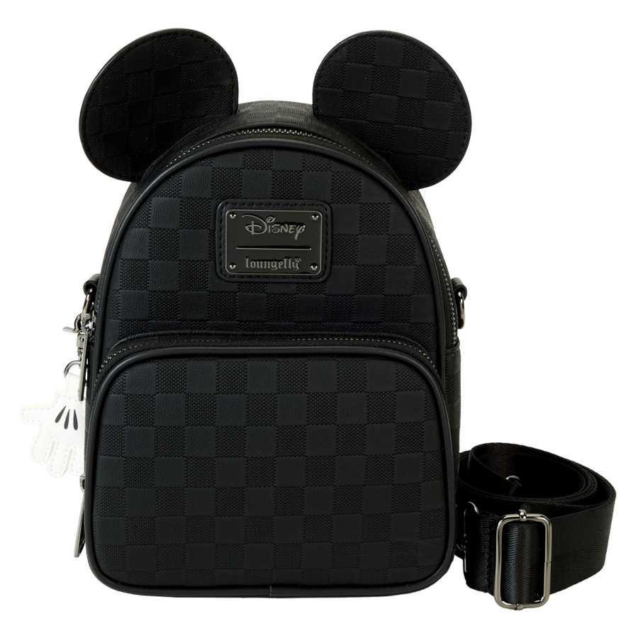 Loungefly- Disney - Mickey Ear Evergreen Convertible Crossbody