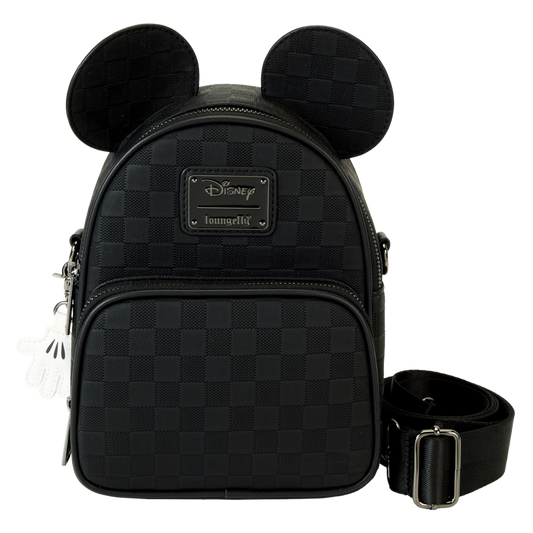 Loungefly- Disney - Mickey Ear Evergreen Convertible Crossbody