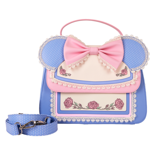 Loungefly | Disney - Minnie Floral & Lace Ears Crossbody Bag