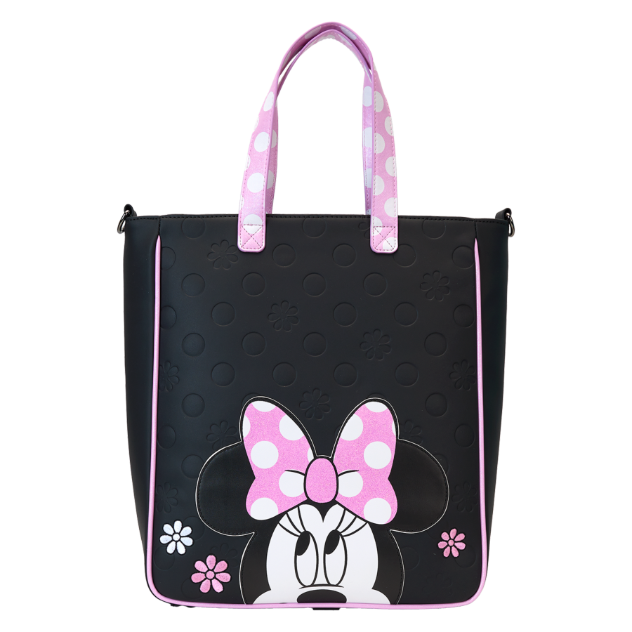 Disney - Minnie Floral Rock the Dots Tote Bag w/Coin Bag