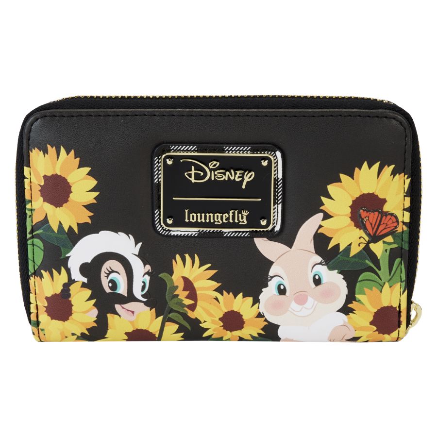 Loungefly - Bambi (1942) - Sunflower Friends Zip Around Wallet