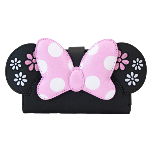 Disney - Minnie Floral Rock the Dots Flap Wallet