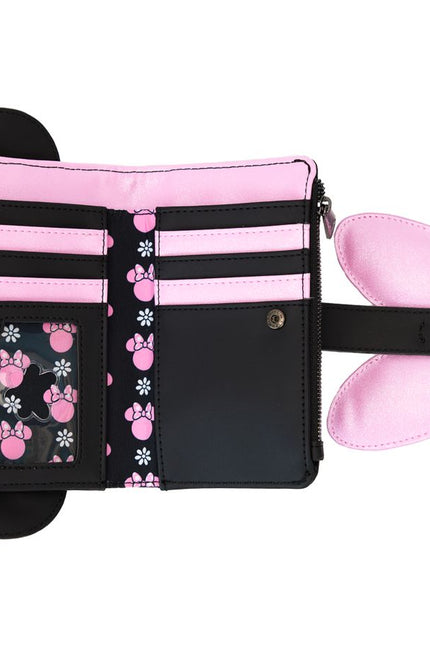 Disney - Minnie Floral Rock the Dots Flap Wallet
