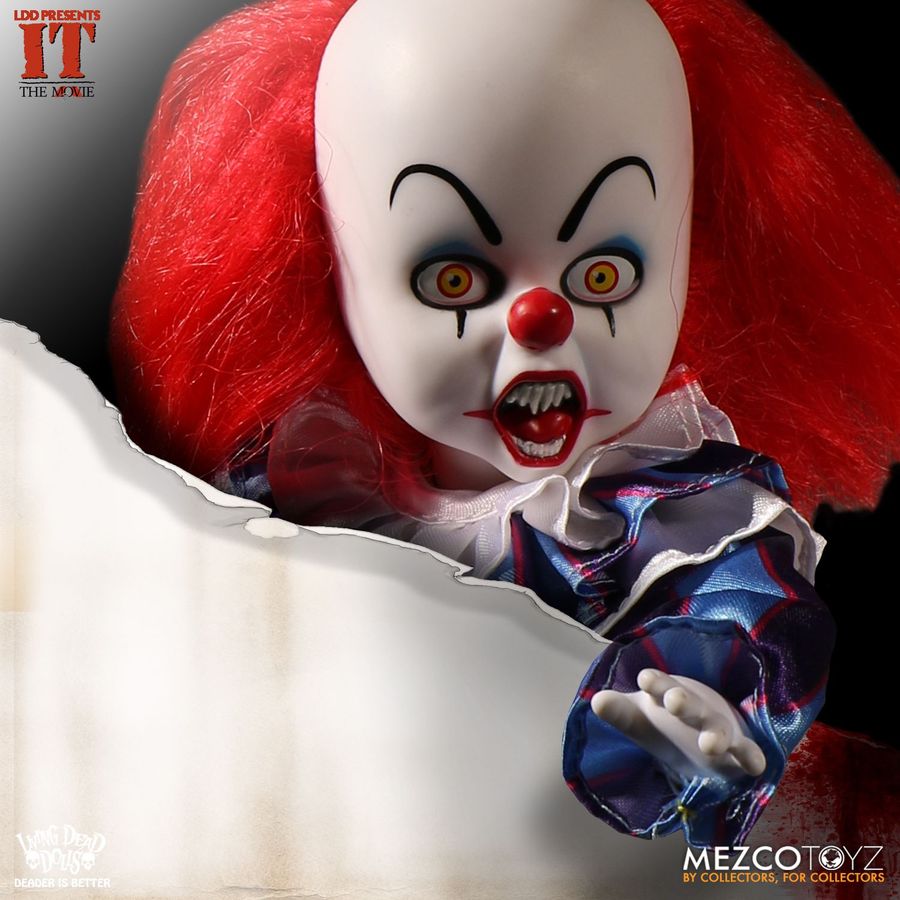 Living Dead Dolls - IT (1990): Pennywise 10" Doll