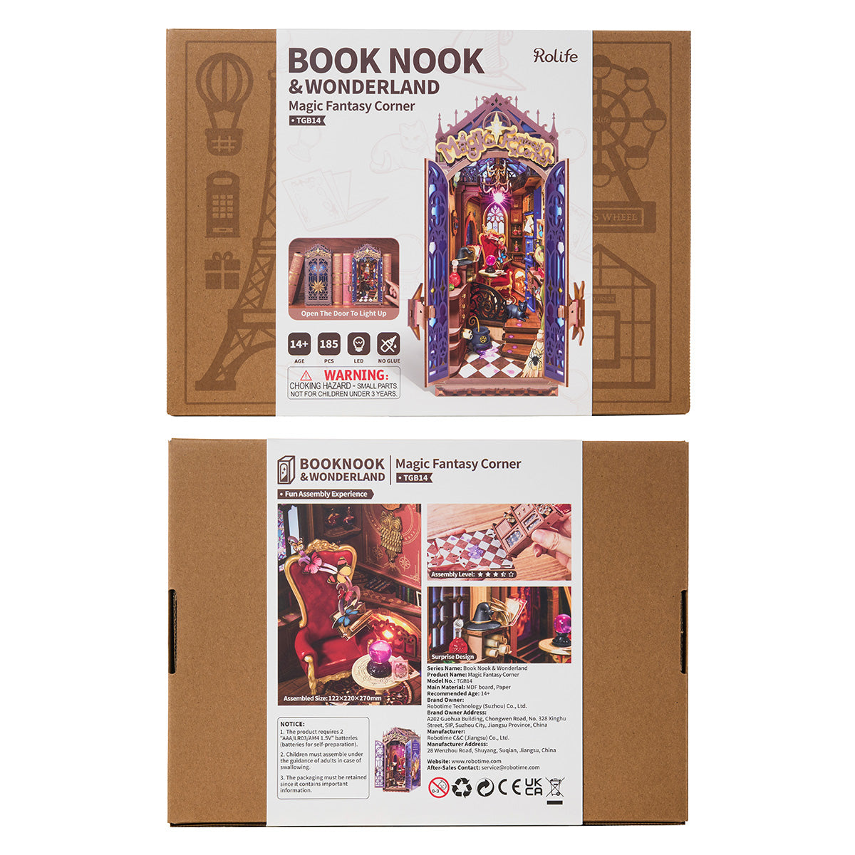 Rolife Magic Fantasy Corner DIY Book Nook Shelf Insert TGB14