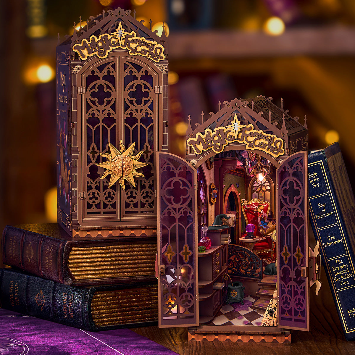 Rolife Magic Fantasy Corner DIY Book Nook Shelf Insert TGB14