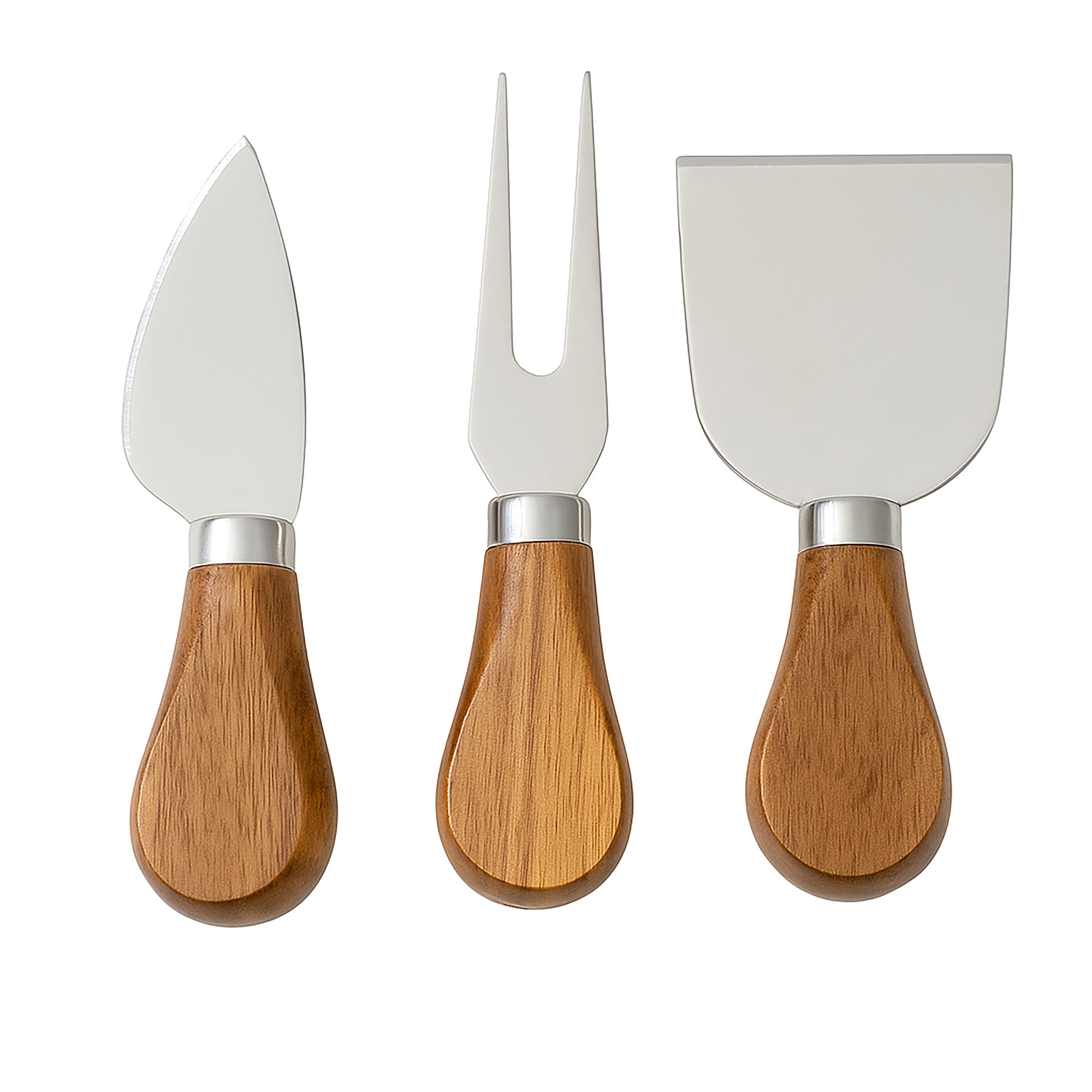 Ost & Vin Acacia 3 Piece Cheese Knife Set (21x17cm)