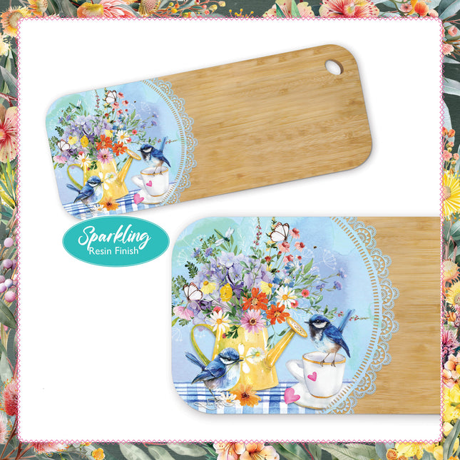 Resin Bamboo Serving Platter 45cm x 18cm