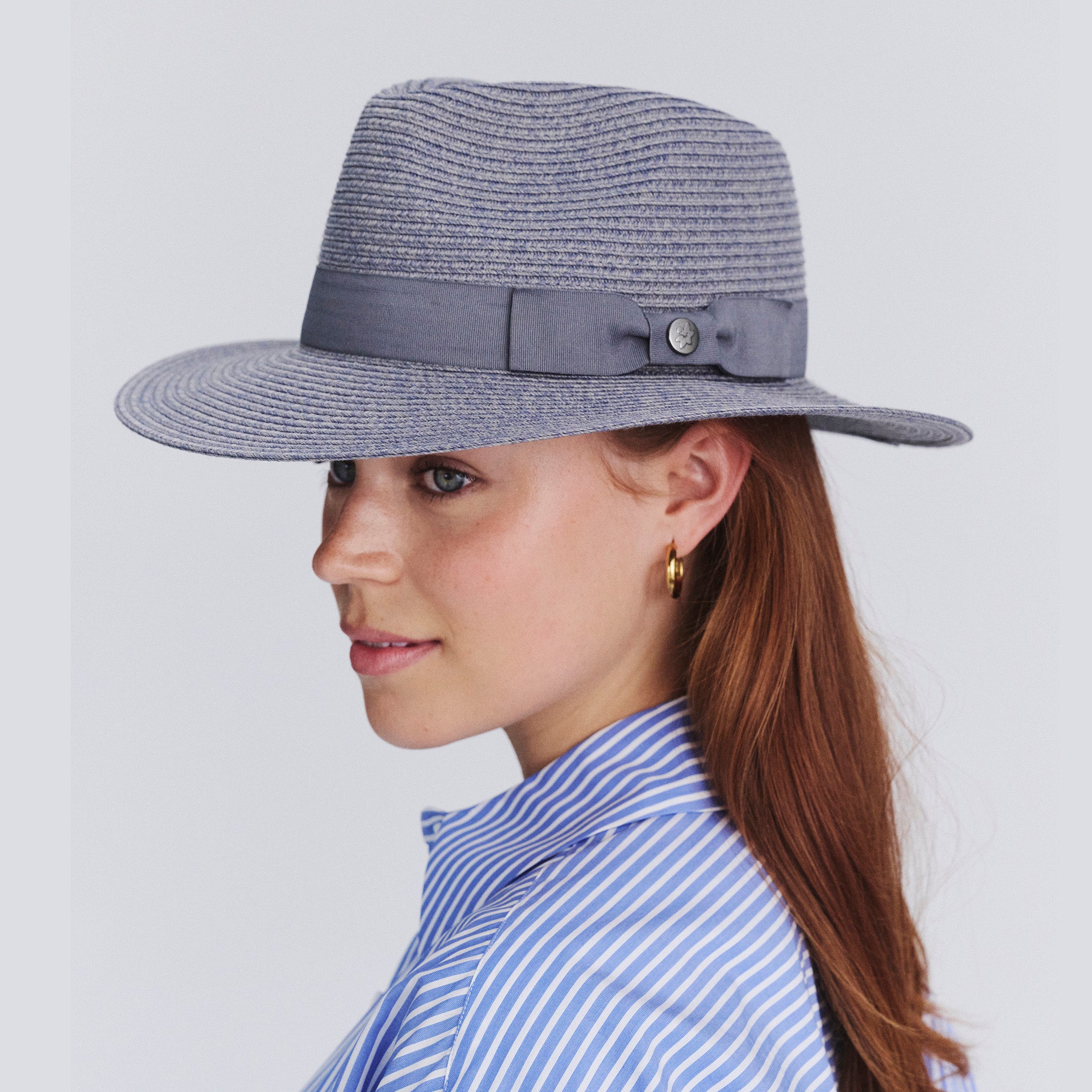 Rigon Sherry Fedora | Mix Blue