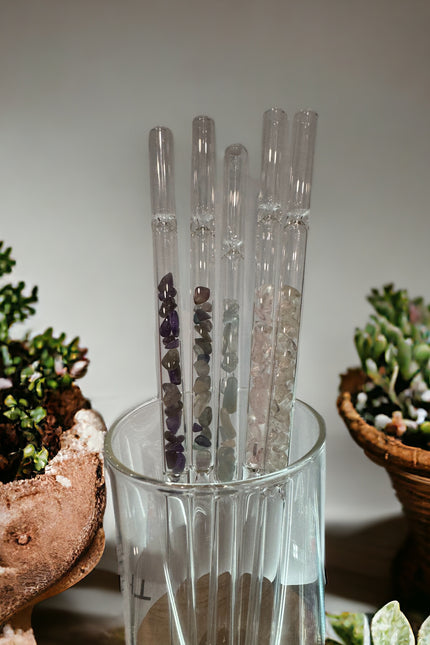 Crystal Infused Straws