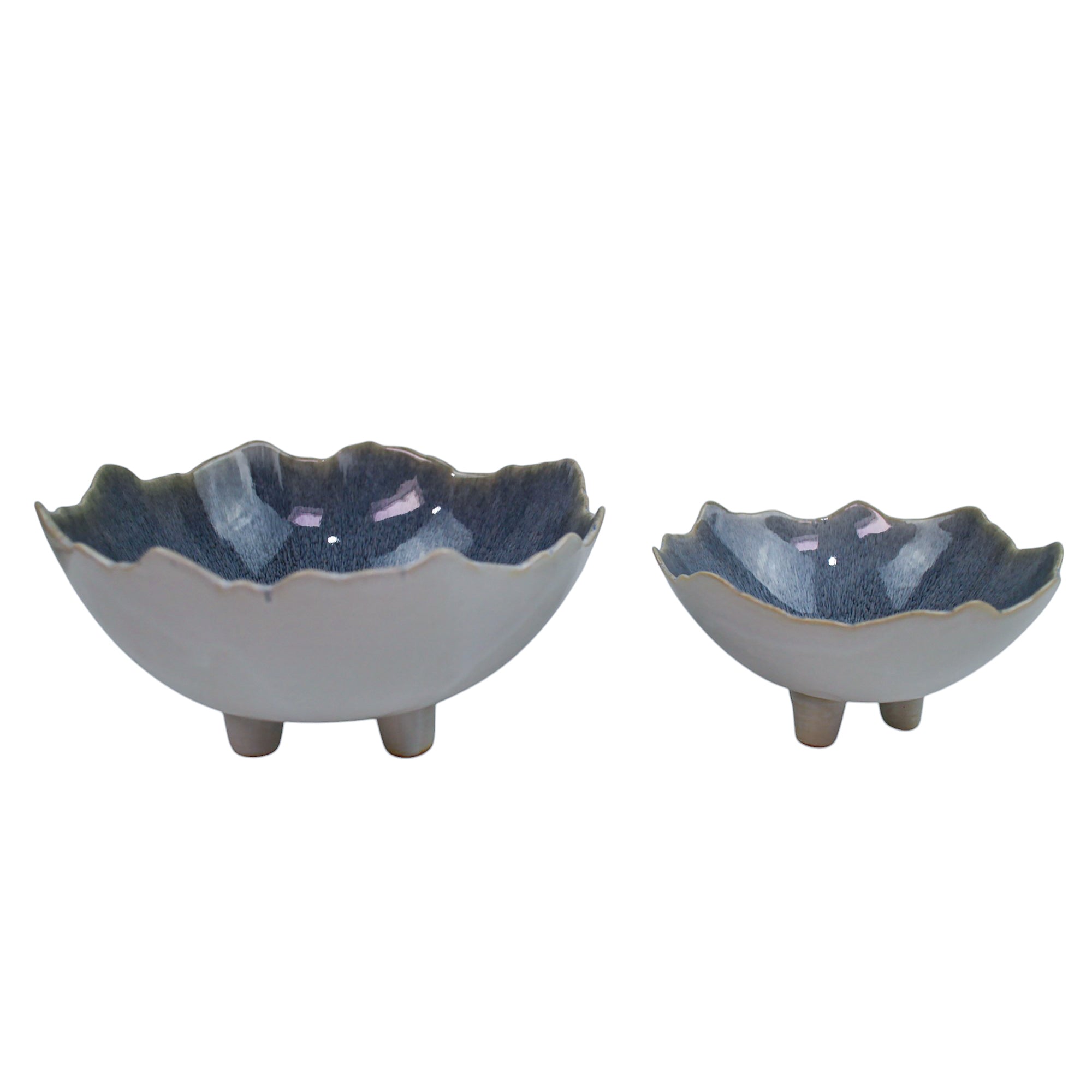 Bowl-d Over Footed Bowl | Sapphire (22x22x11cm)