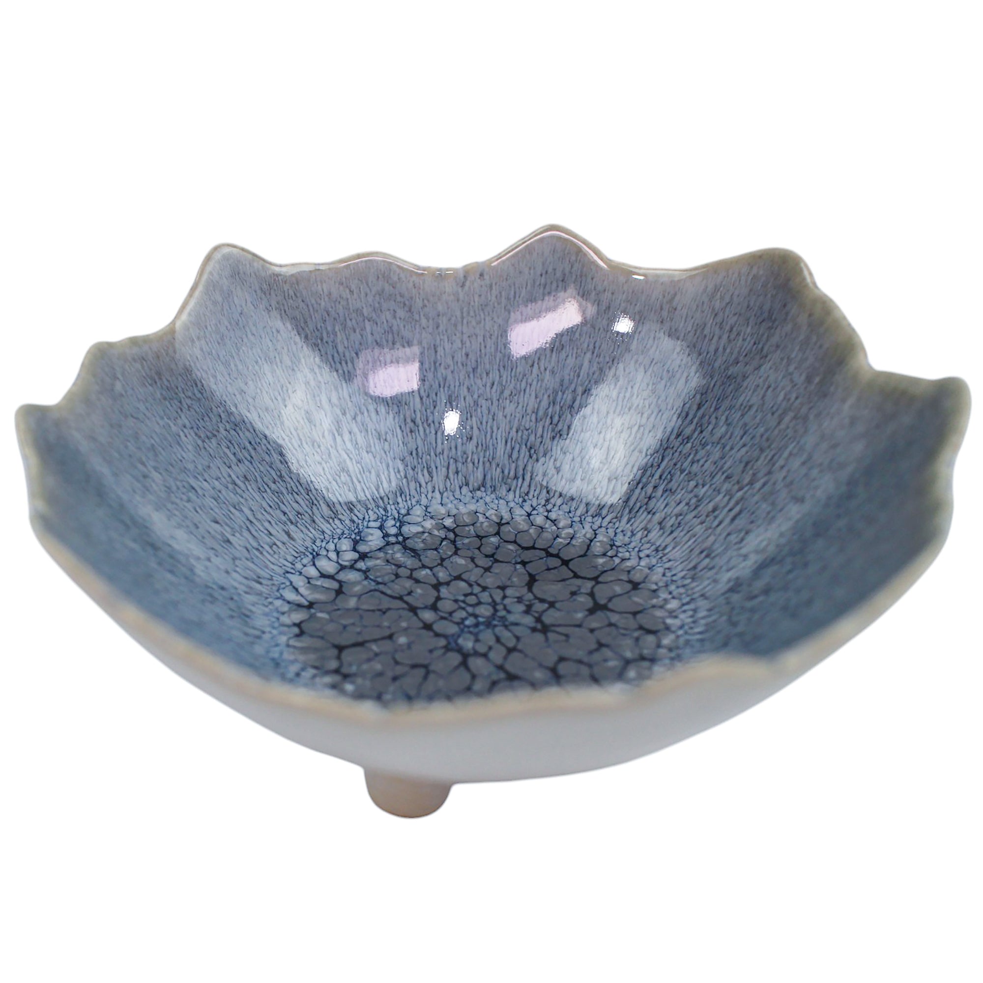 Bowl-d Over Footed Bowl | Sapphire (22x22x11cm)