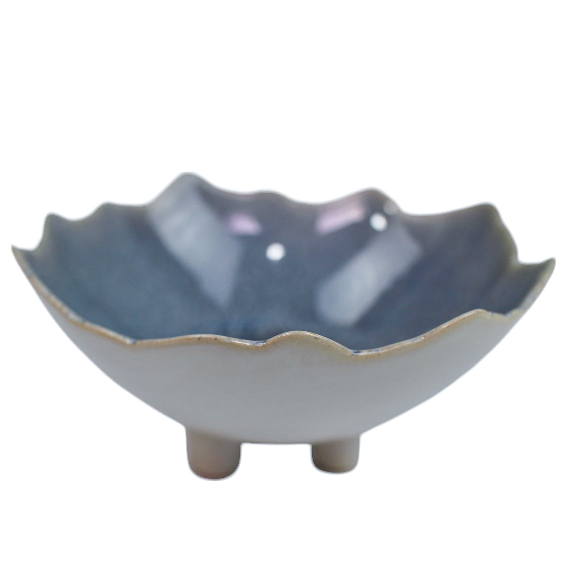 Bowl-d Over Footed Bowl | Sapphire (22x22x11cm)