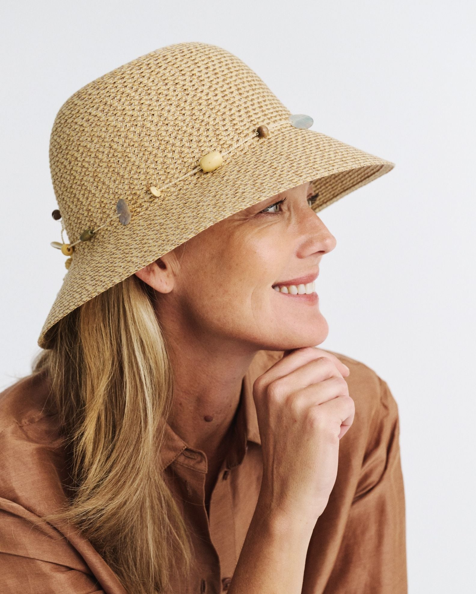 Rigon Bohemian Bucket Hat | Natural