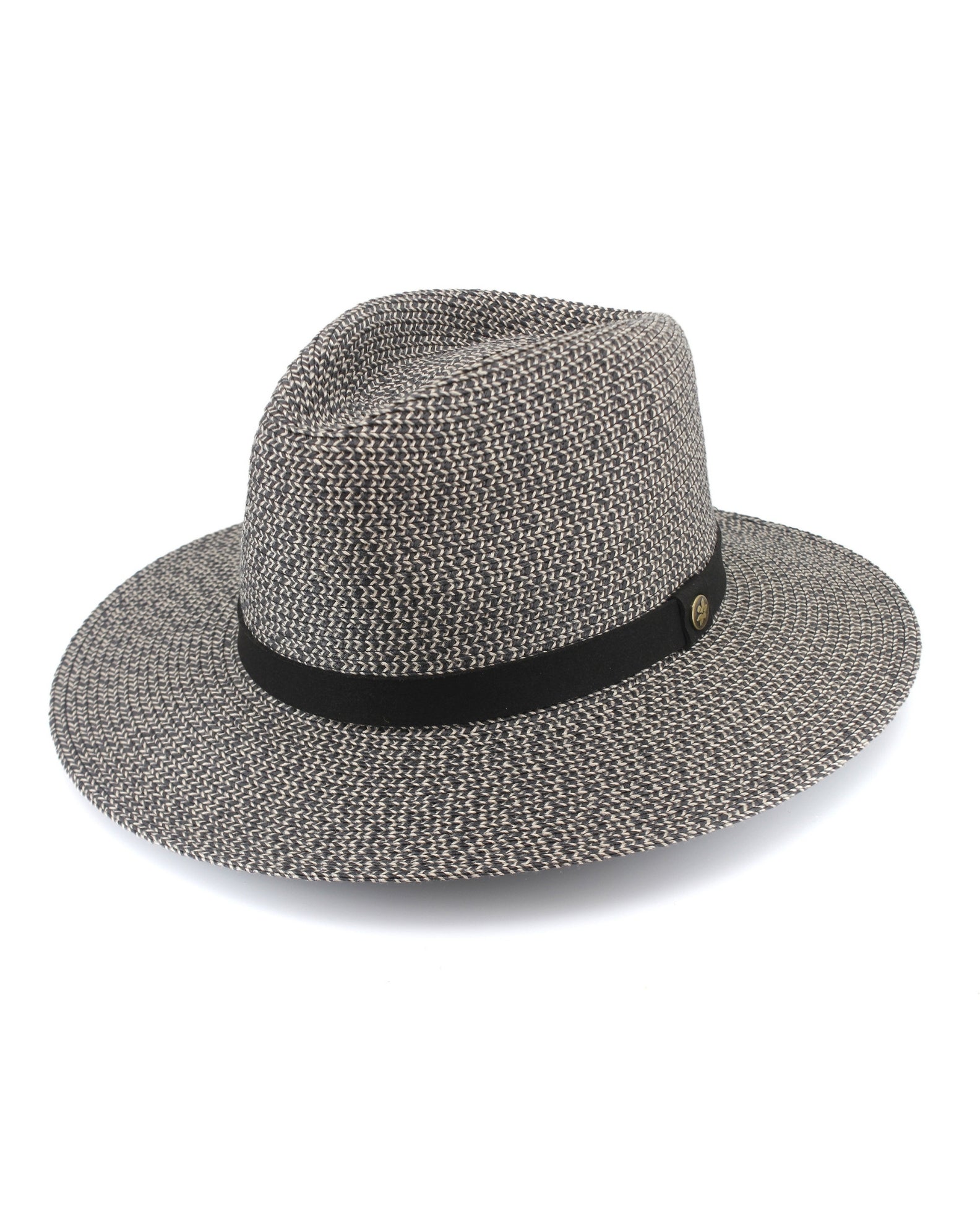 Rigon Outback Lightweight Fedora | Grey/Black