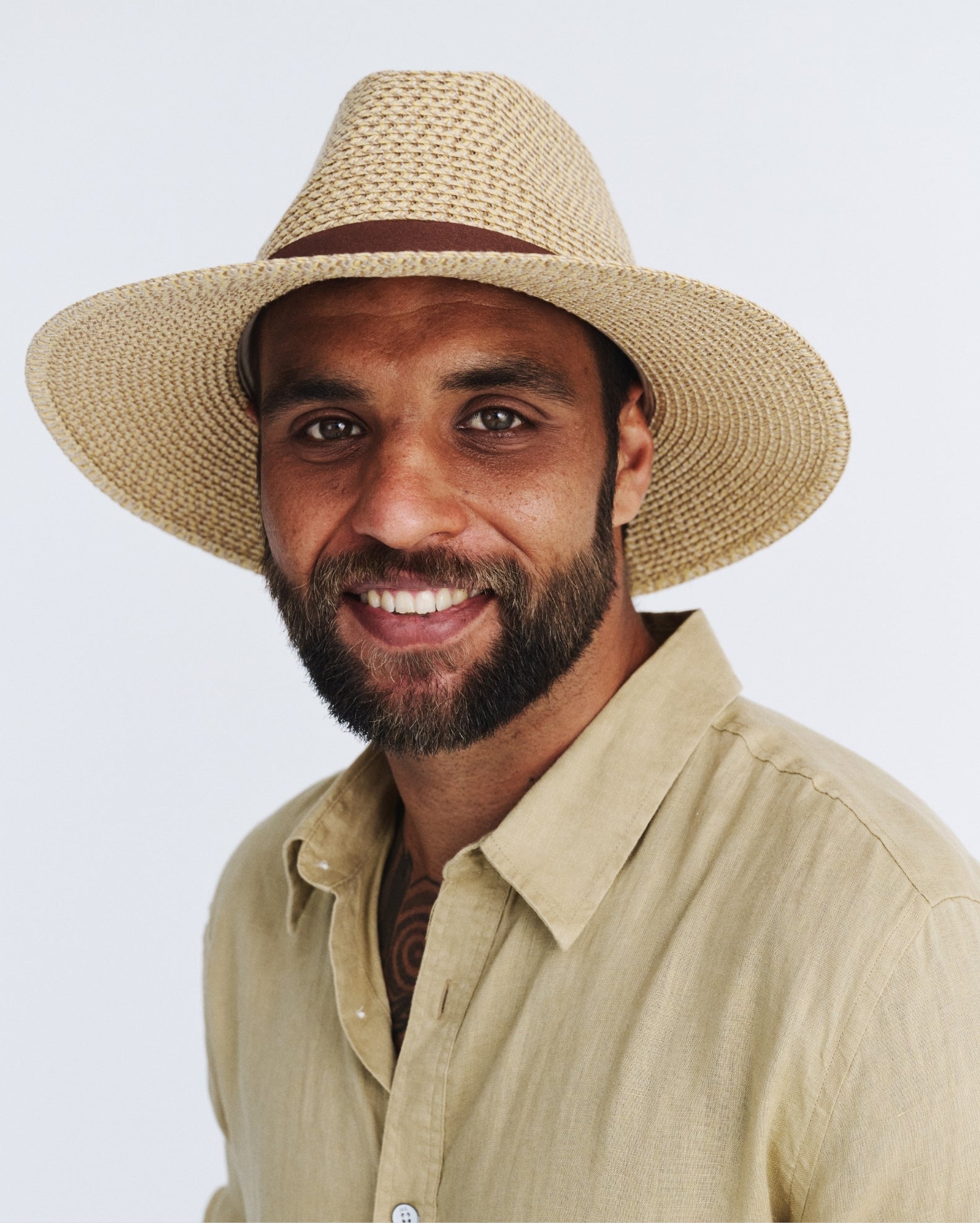 Rigon Outback Lightweight Fedora | Natural