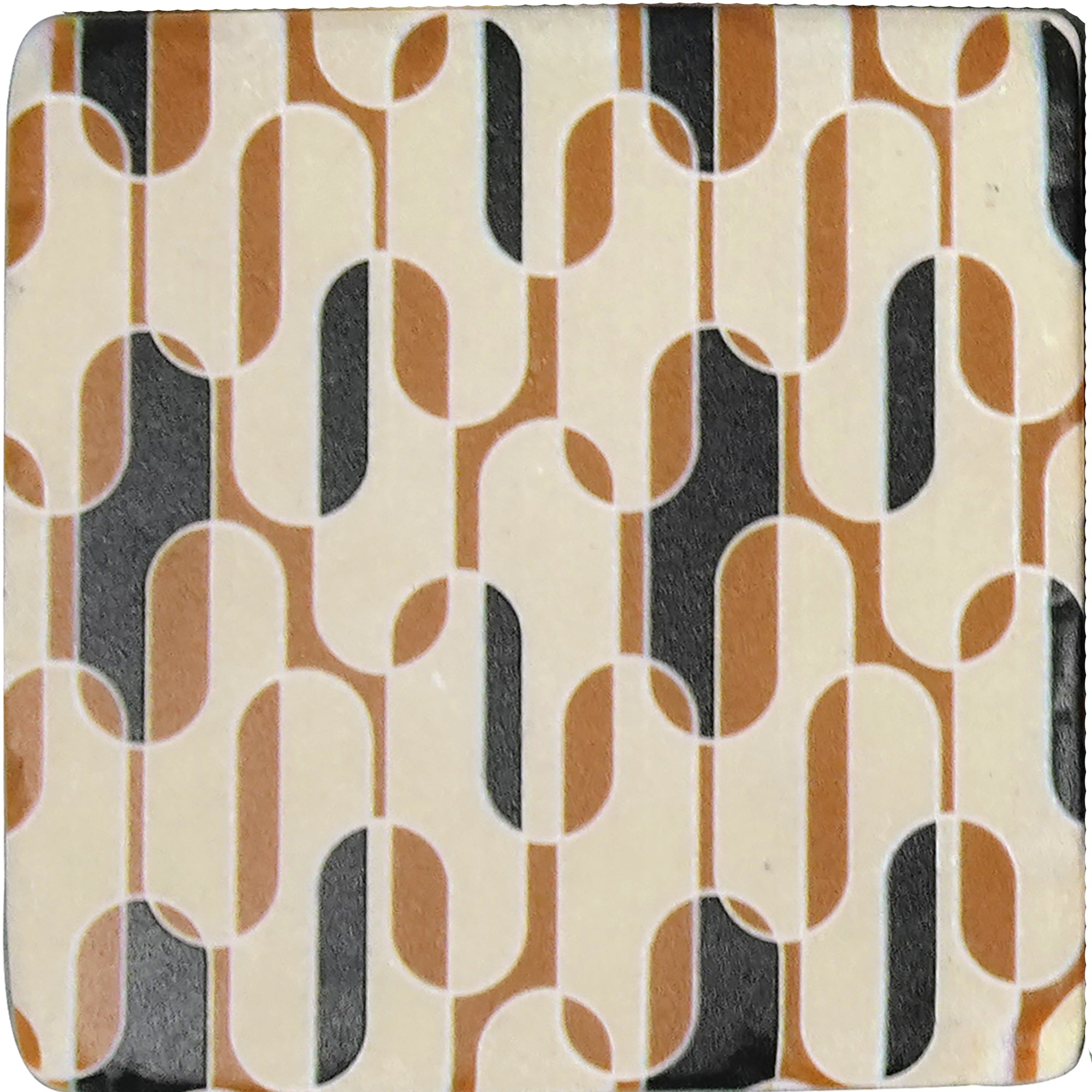 Groovy Bean Resin Coasters Set of 4 (10x10cm)