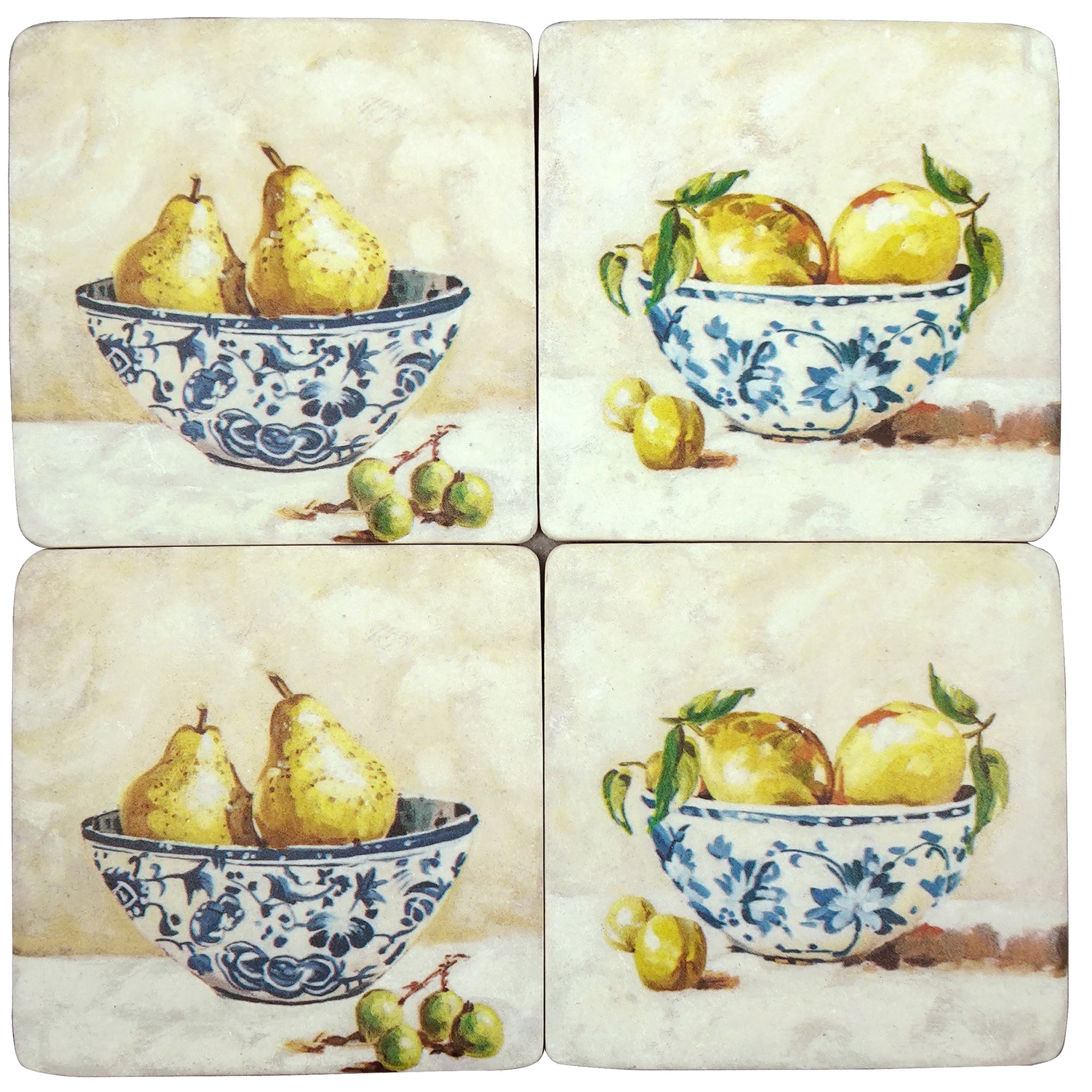 Sour Power Resin Coasters Set of 4 (10x10cm)