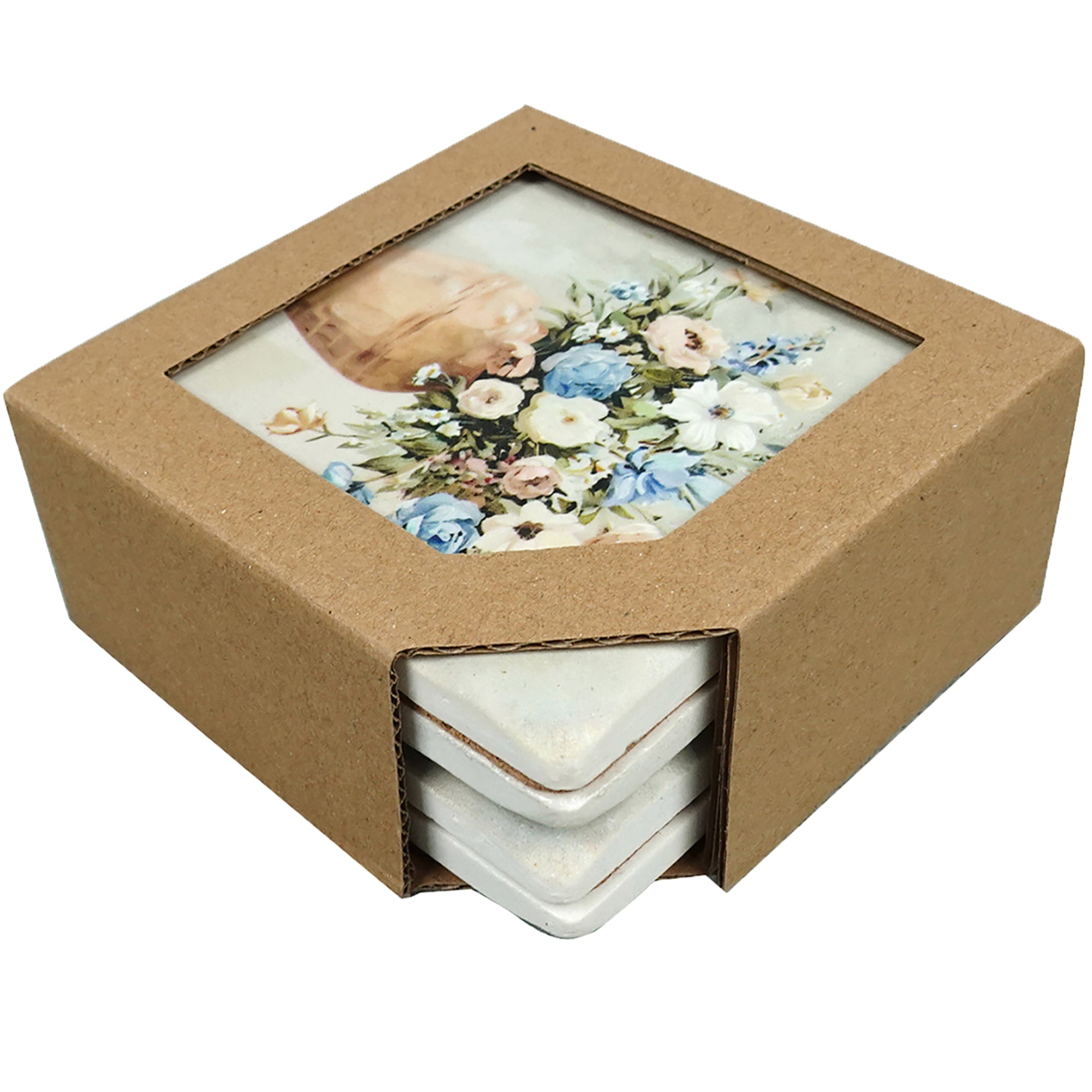 Vase of Spades Resin Coasters Set of 4 (10x10cm)