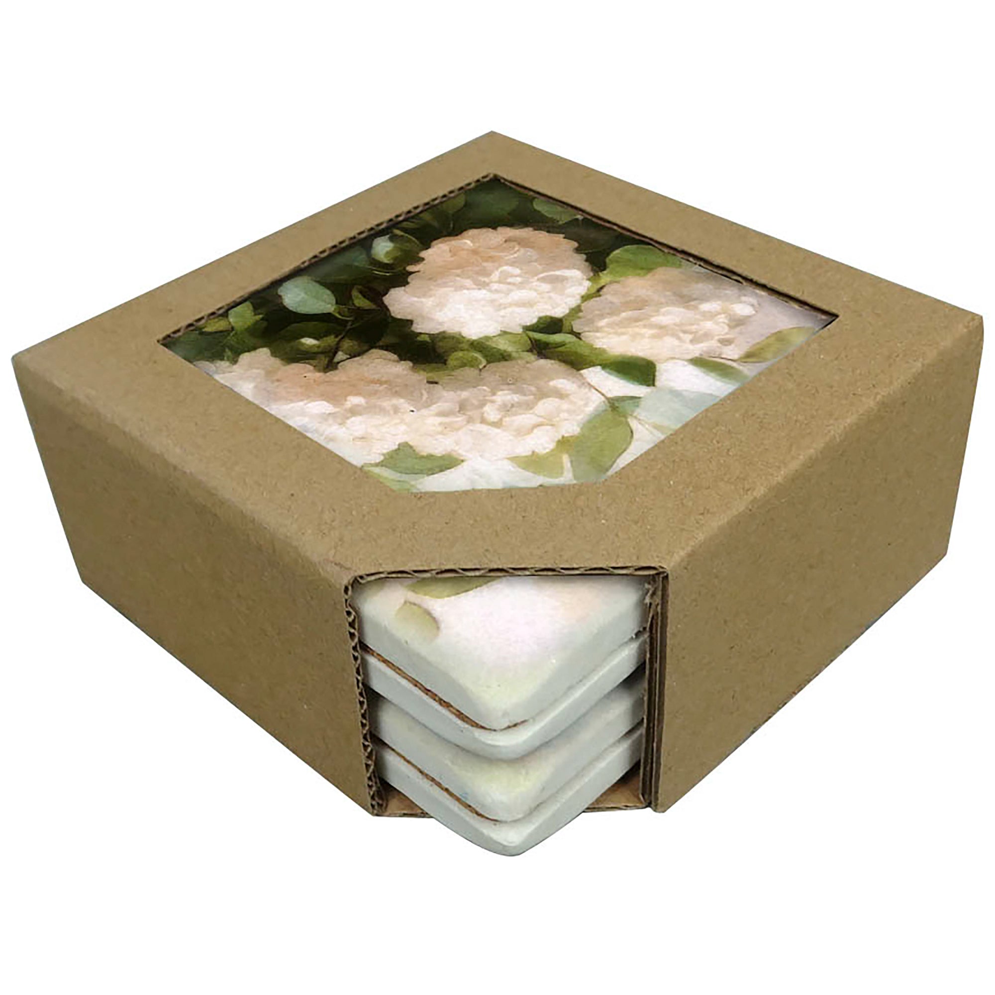 Bloom Boom Resin Coasters Set of 4 (10x10cm)