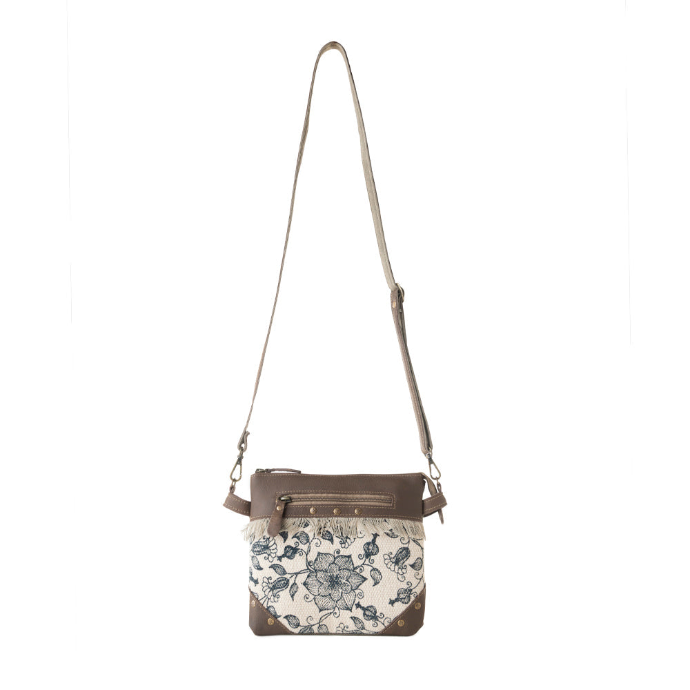 Inkwild Vintage Crossbody Bag | Ivory Fringe