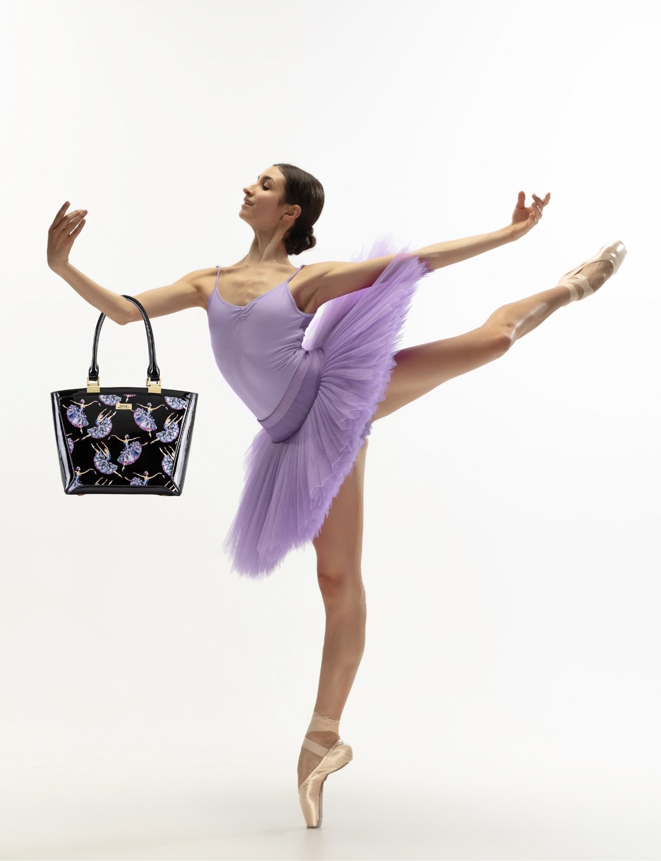 BALLERINA PATENT LEATHER BAG- SF48-0215