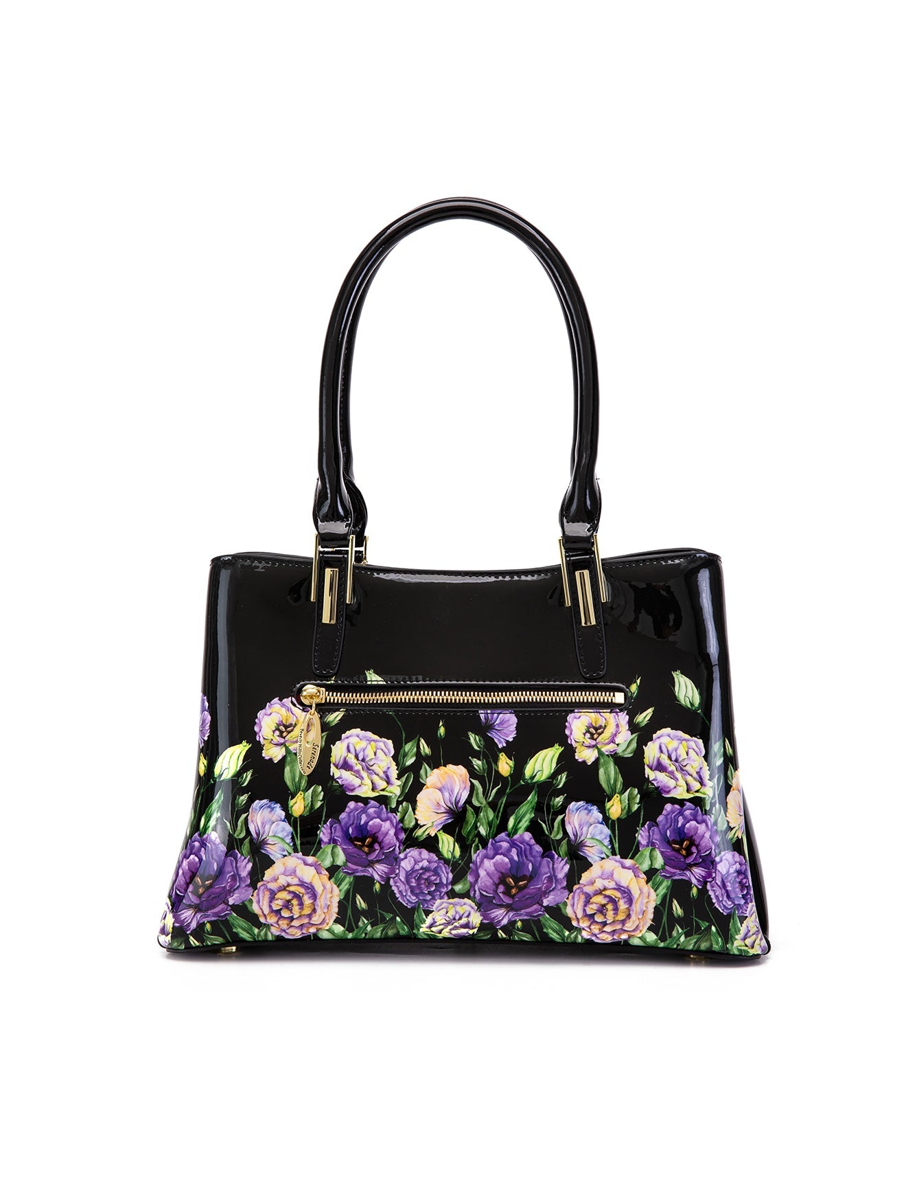 DIZZY LIZZY GRIP HANDLE  LEATHER BAG- SF51-0378- NEW IN
