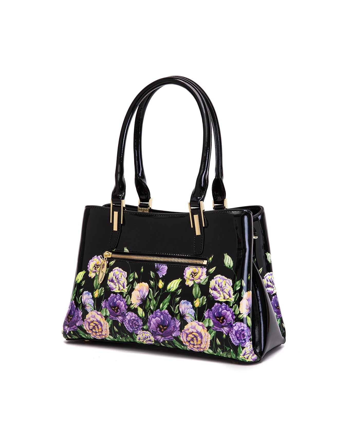 DIZZY LIZZY GRIP HANDLE  LEATHER BAG- SF51-0378- NEW IN