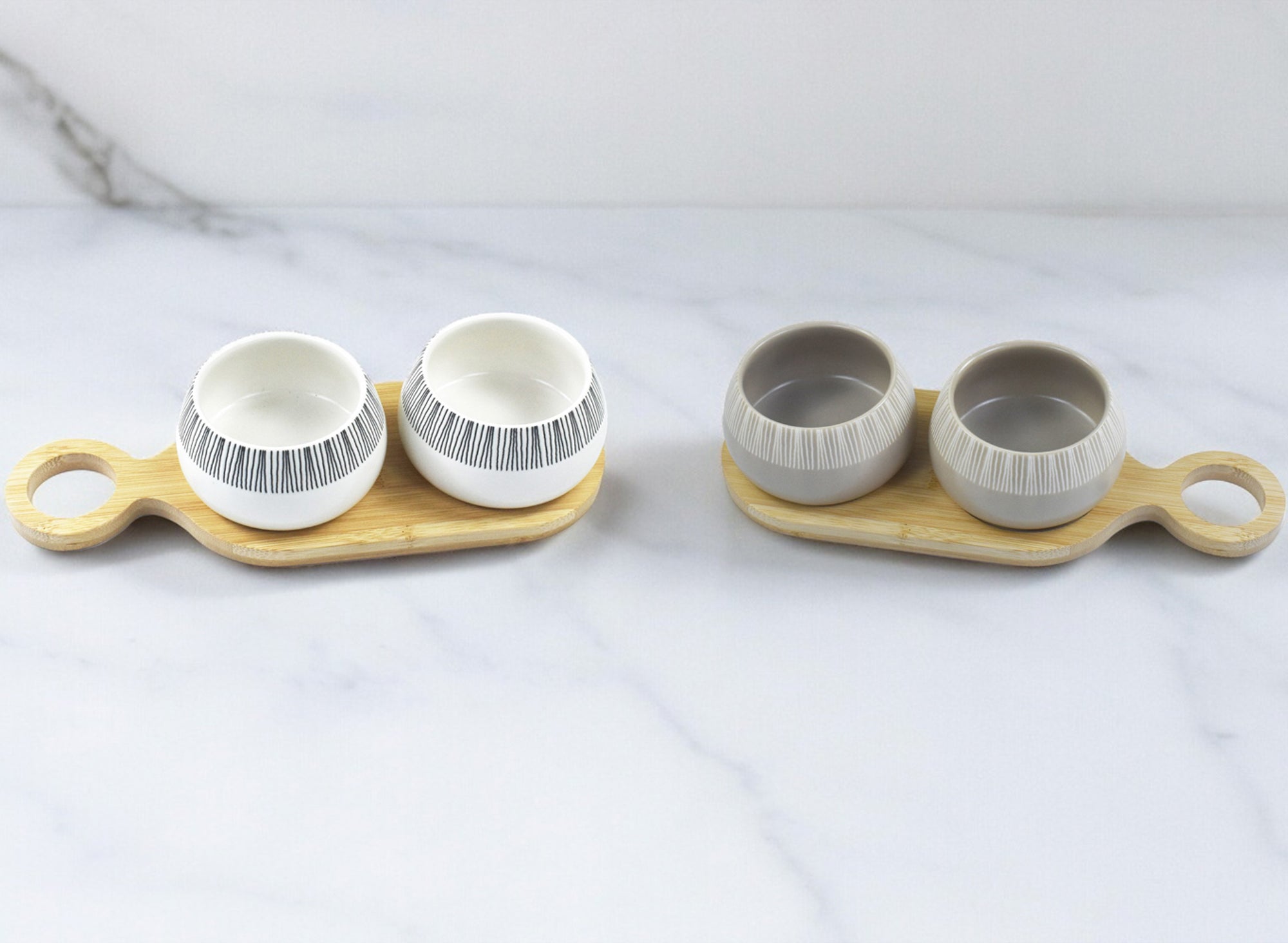 Gourmet Tapas Serving Set | White (27x10x5cm)
