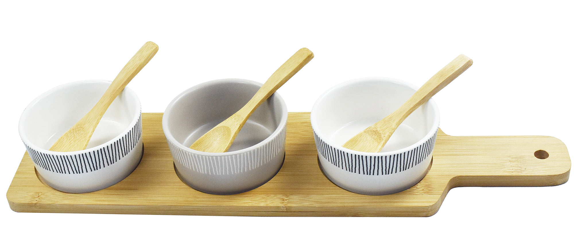 Tapas Serving Set of 7 | Taupe (39x10x5cm)