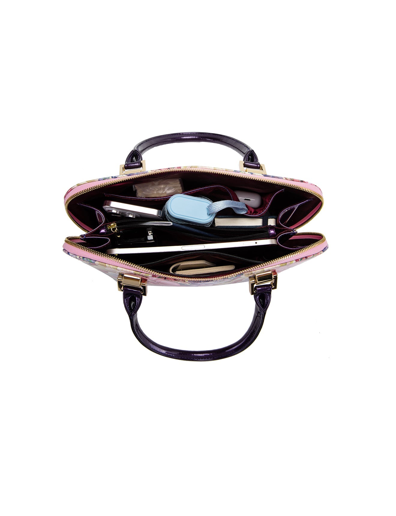 ANGELIQUE SML GRIP HANDLE LEATHER BAG- SN57-9387