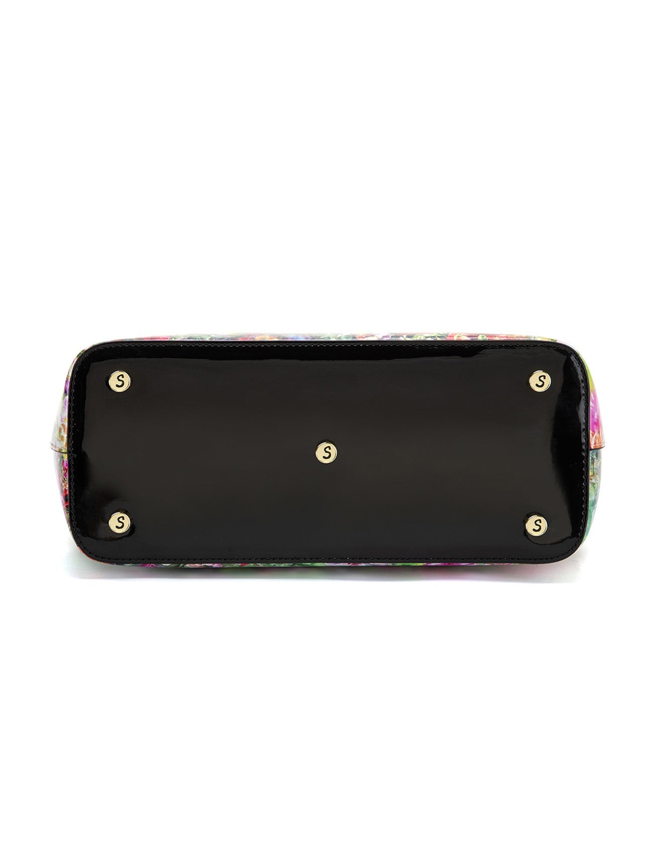 FIORE PATENT LEATHER TOTE BAG-SN81-0817
