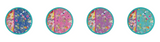 Melamine Plate Set- Wildflower Patch