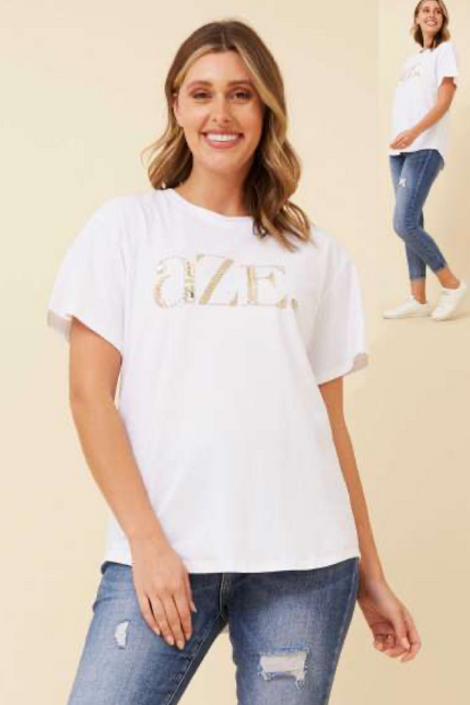 AZE White Tee