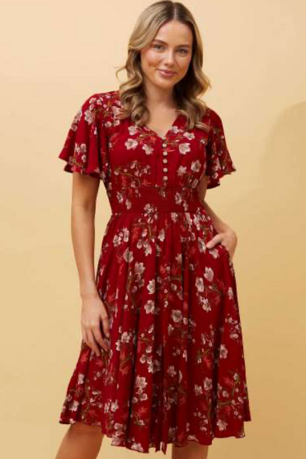 Daisy Midi Red