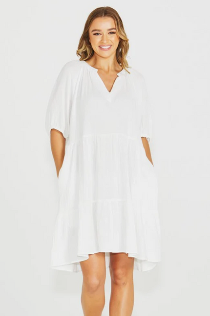 Henny Dress | White