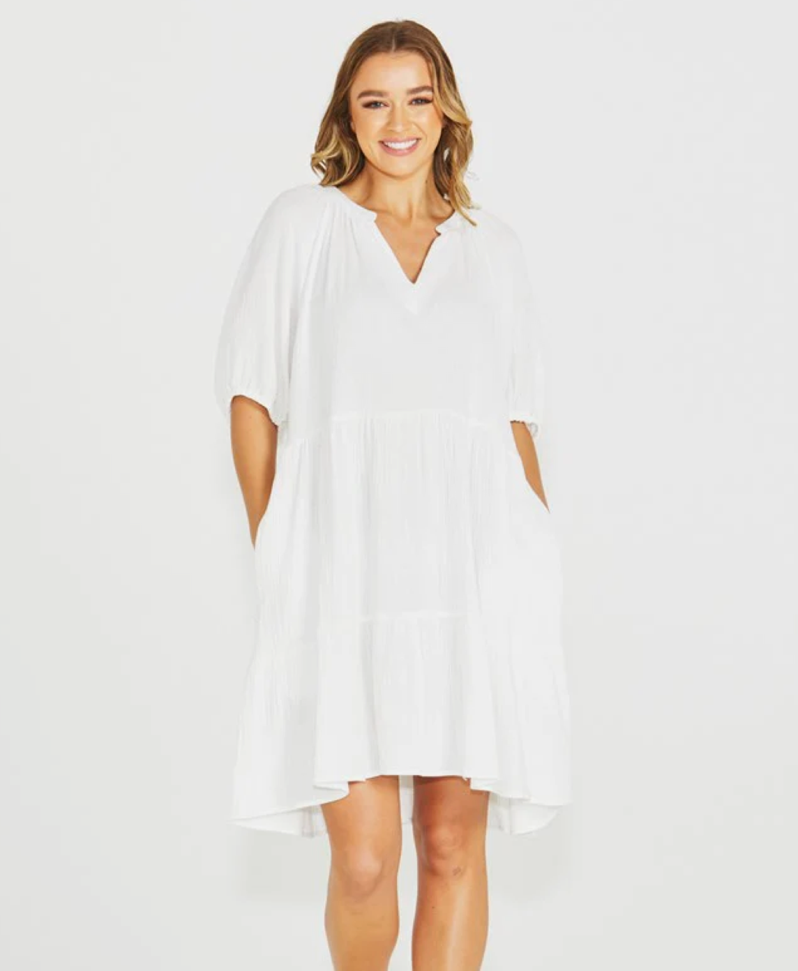 Henny Dress | White