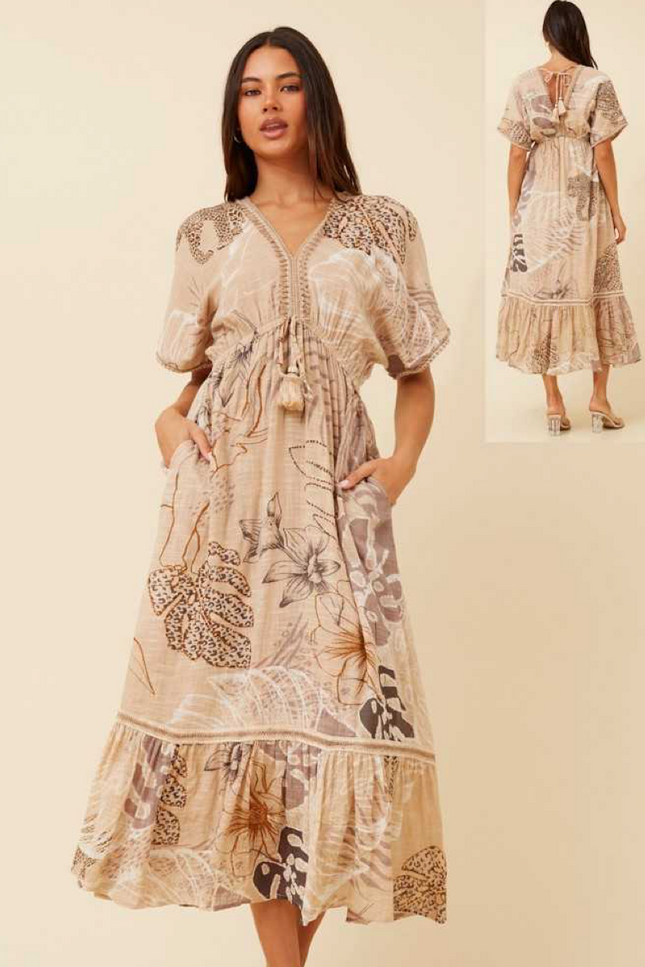 Jungle Print Maxi