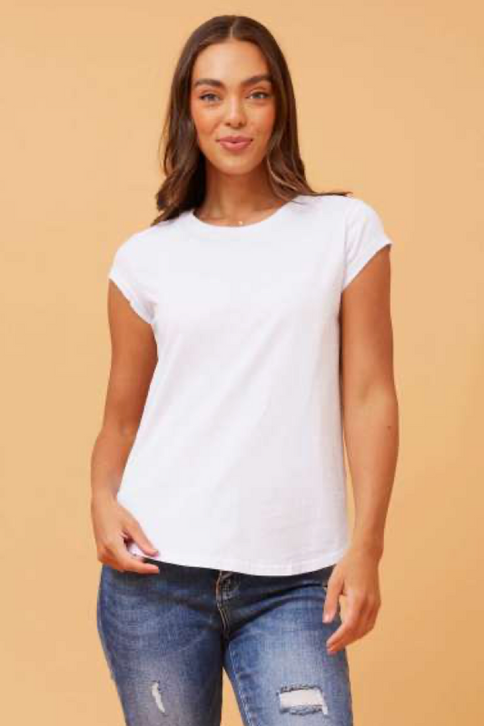 Cotton Tee | White