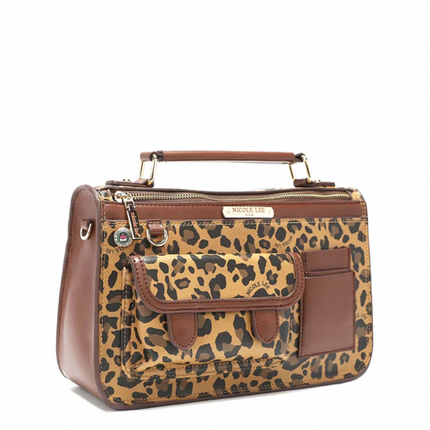 Nicole Lee | Leopard Messenger Bag