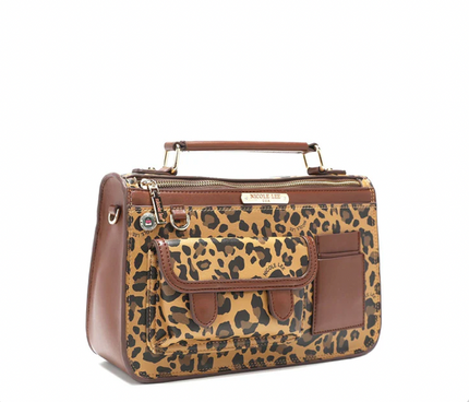 Nicole Lee | Leopard Messenger Bag