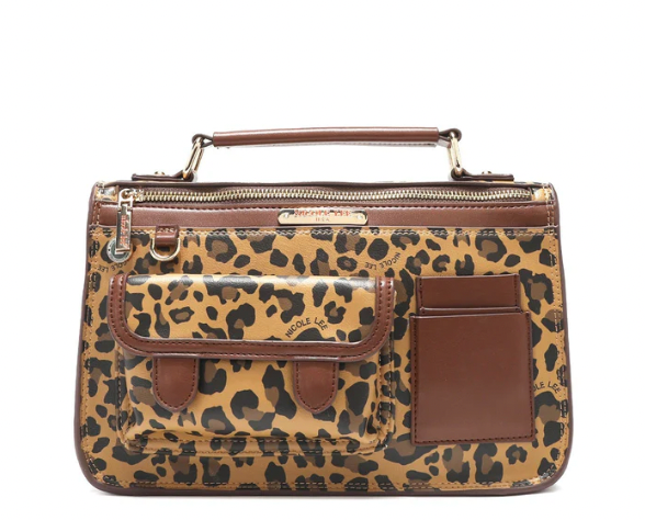 Nicole Lee | Leopard Messenger Bag