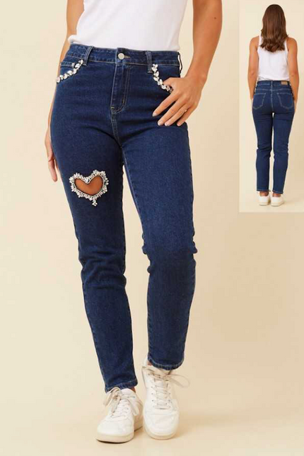 Denim Jeans Embellished