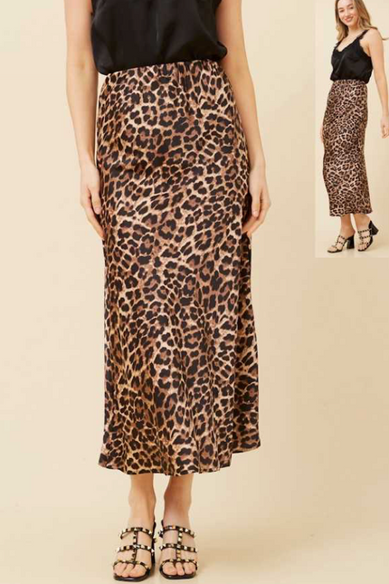 Animal Print Skirt